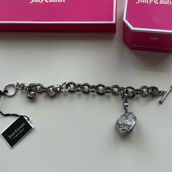 B-open link & Large Diamond charm - Picture 2 of 5